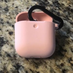 New Apple Airpods Protective Silicon Case 
W/Hook